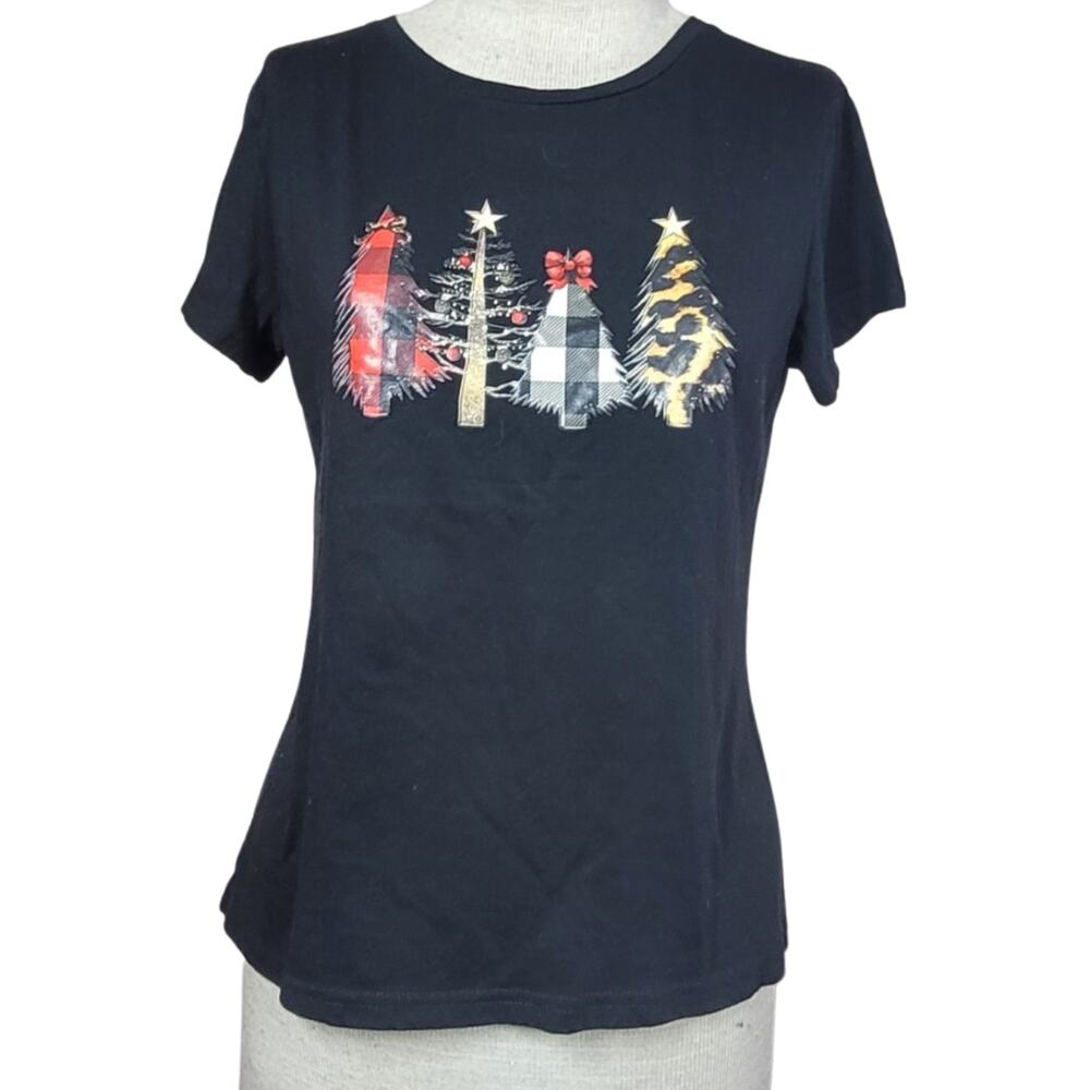 Black Holliday Winter Tree Shirt Size Small